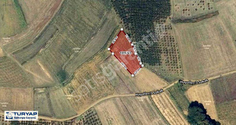 KAYNARCA KARAMANLAR'DA 1988 m² TAKASA UYGUN SATILIK TARLA