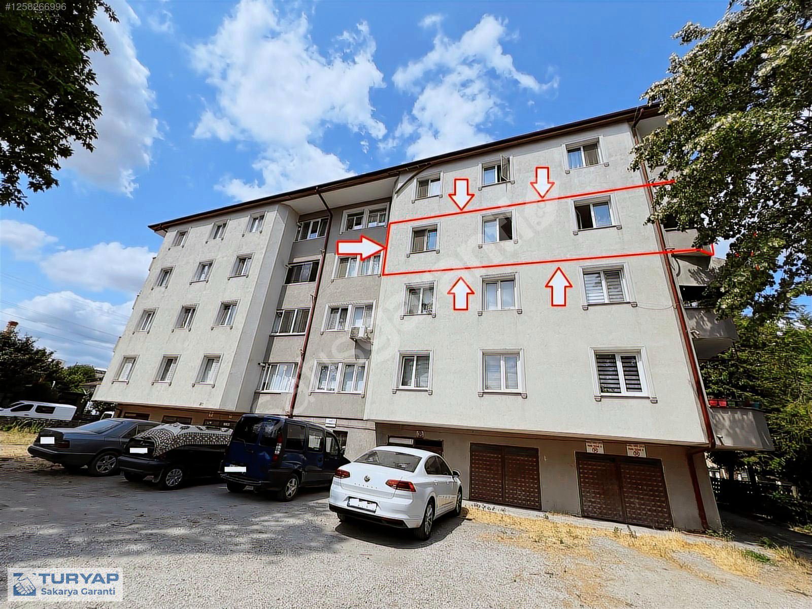 Sakarya Adapazarı Şeker Mahallesinde Arakat 3. Kat 3+1 Daire
