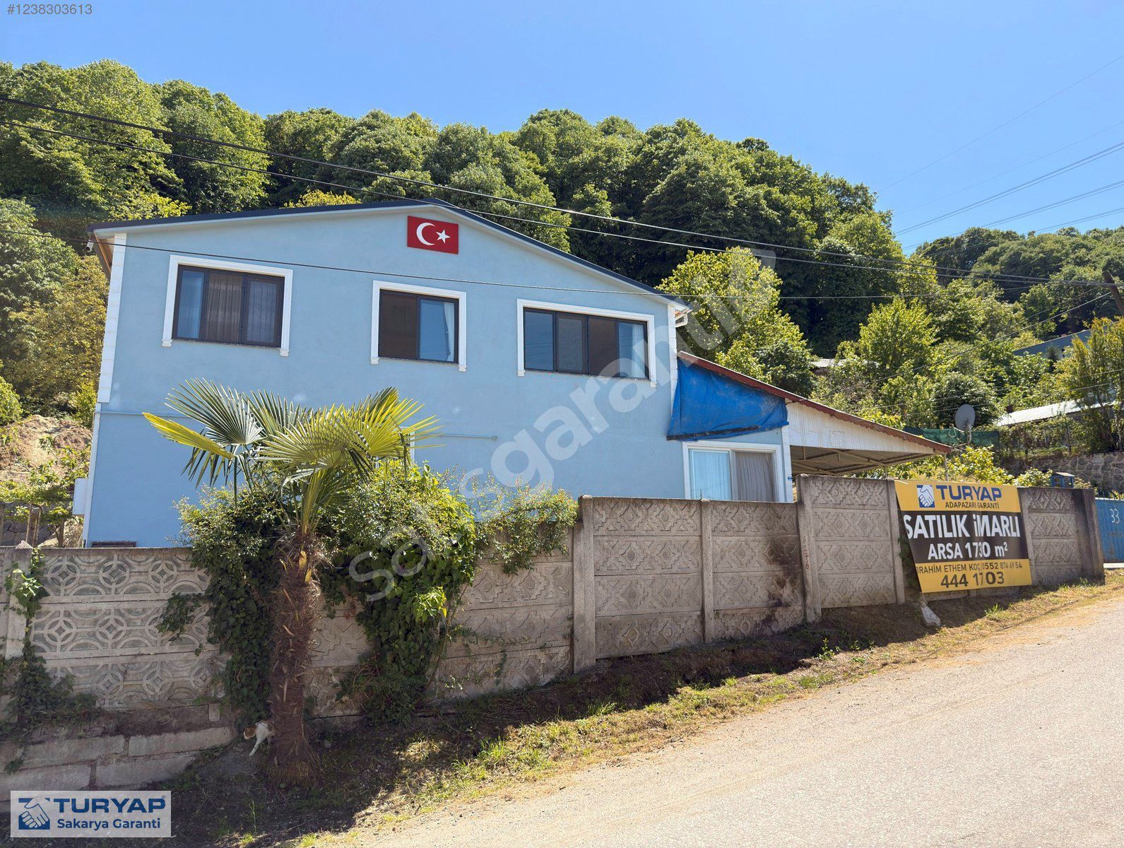ARİFİYE 1730 m² ARSA ve 120'şer m² 2 ADET EV