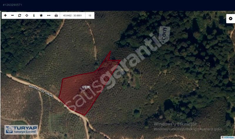Karasu-Ardıçbeli 6211m' Tarla (Fındıklık) Yola 51m Cepheli