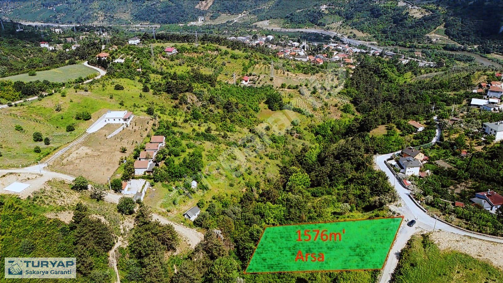 Sakarya Geyve Köprübaşı 1576 m² İmarlı Arsa (30 m yola cepheli)