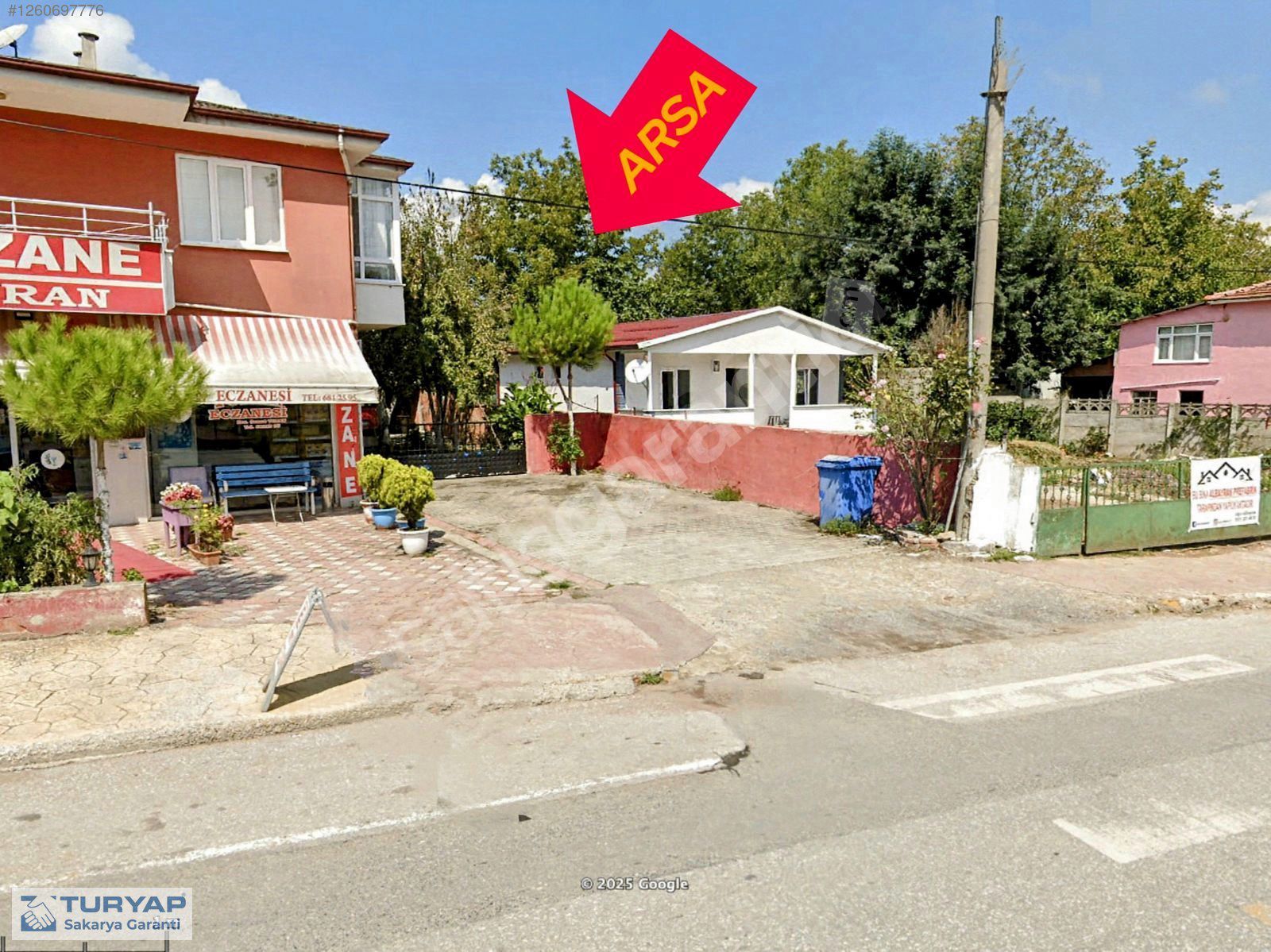 TURYAP'TAN SÖĞÜTLÜ MERKEZ'DE 370 M2 SATILIK İMARLI ARSA