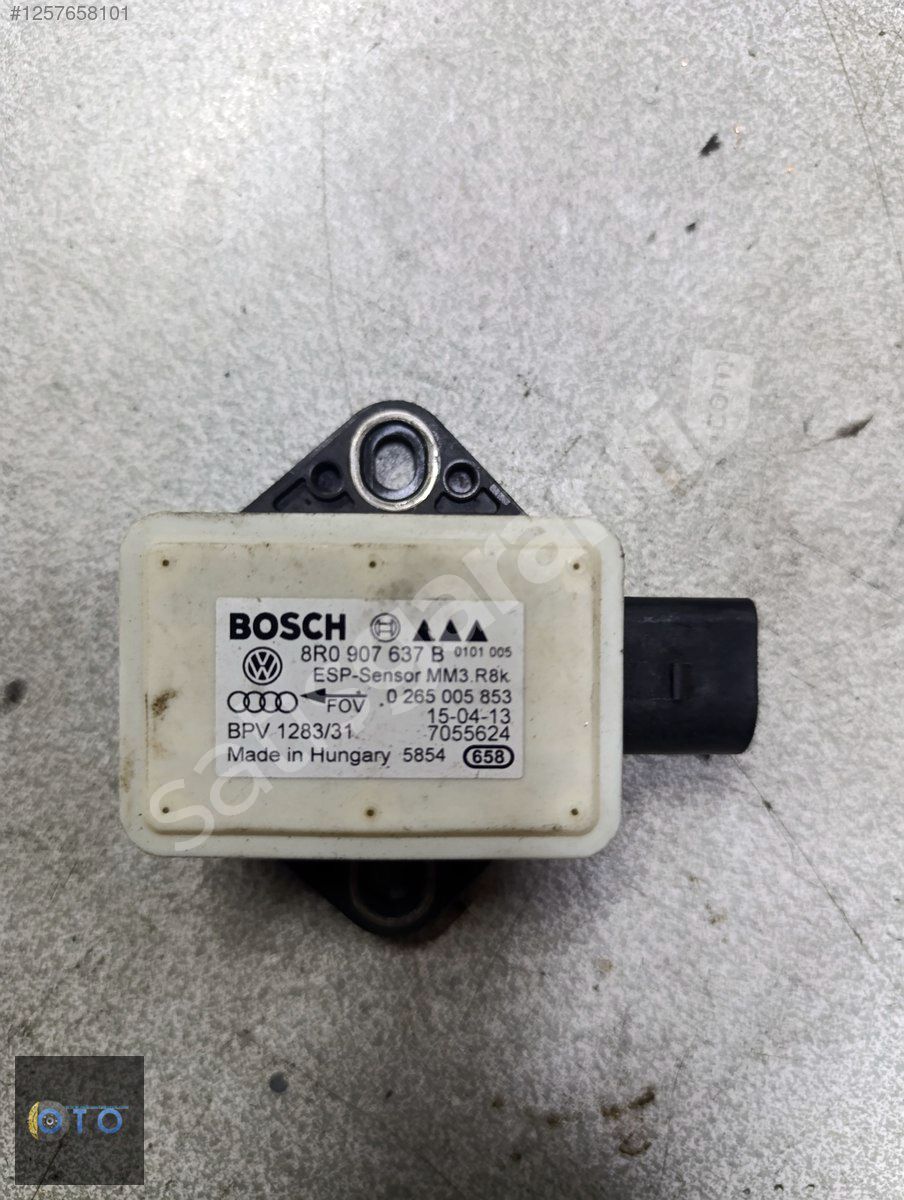 AUDİ Q5 ESP İVME SENSÖRÜ 8R0907637B