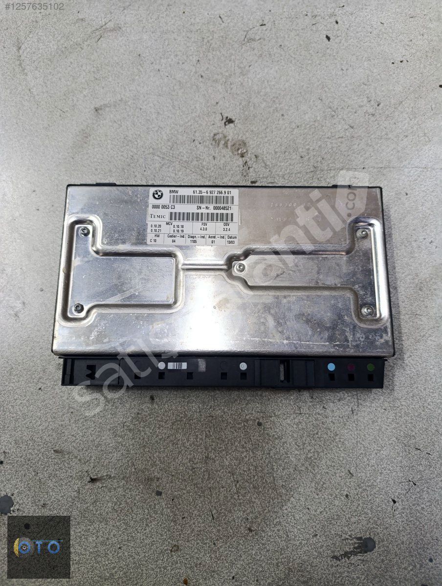 BMW E65 E66 7 SERİSİ KOLTUK MODÜLÜ 692766