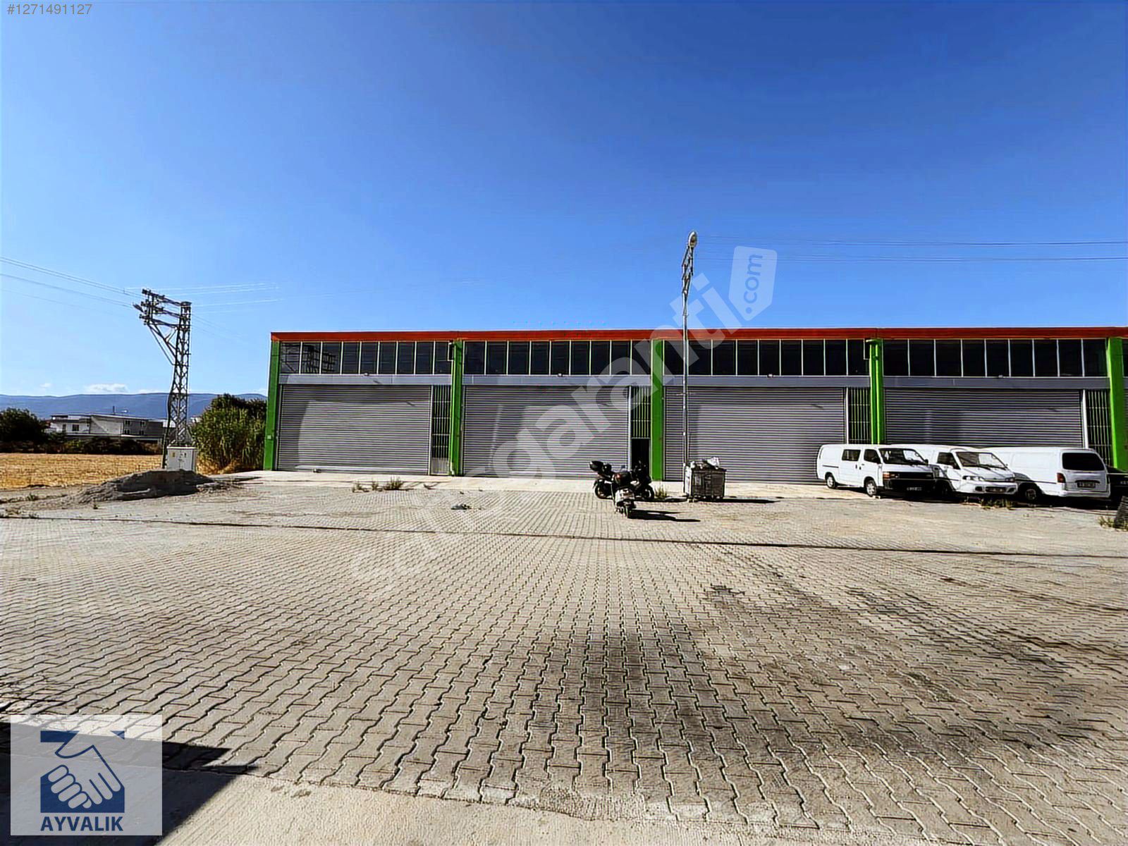 Turyap Ayvalık'tan Edremit'te 732m2+200m2 Kullanımlı işyeri