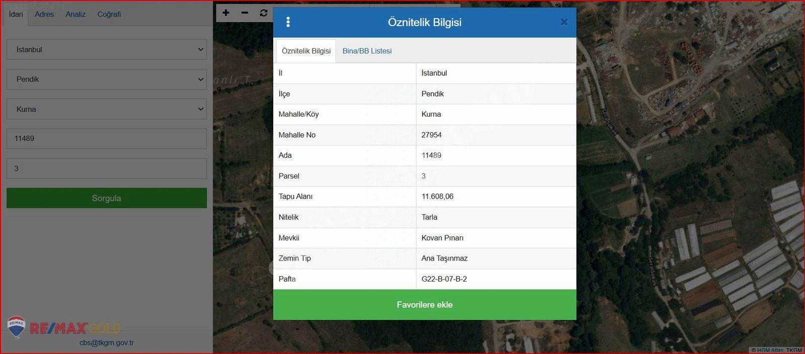 PENDİK KURNAKÖY VİAPORT YAKIN ÇİÇEK CAD ÜZERİ KİRALIK 967M2TARLA