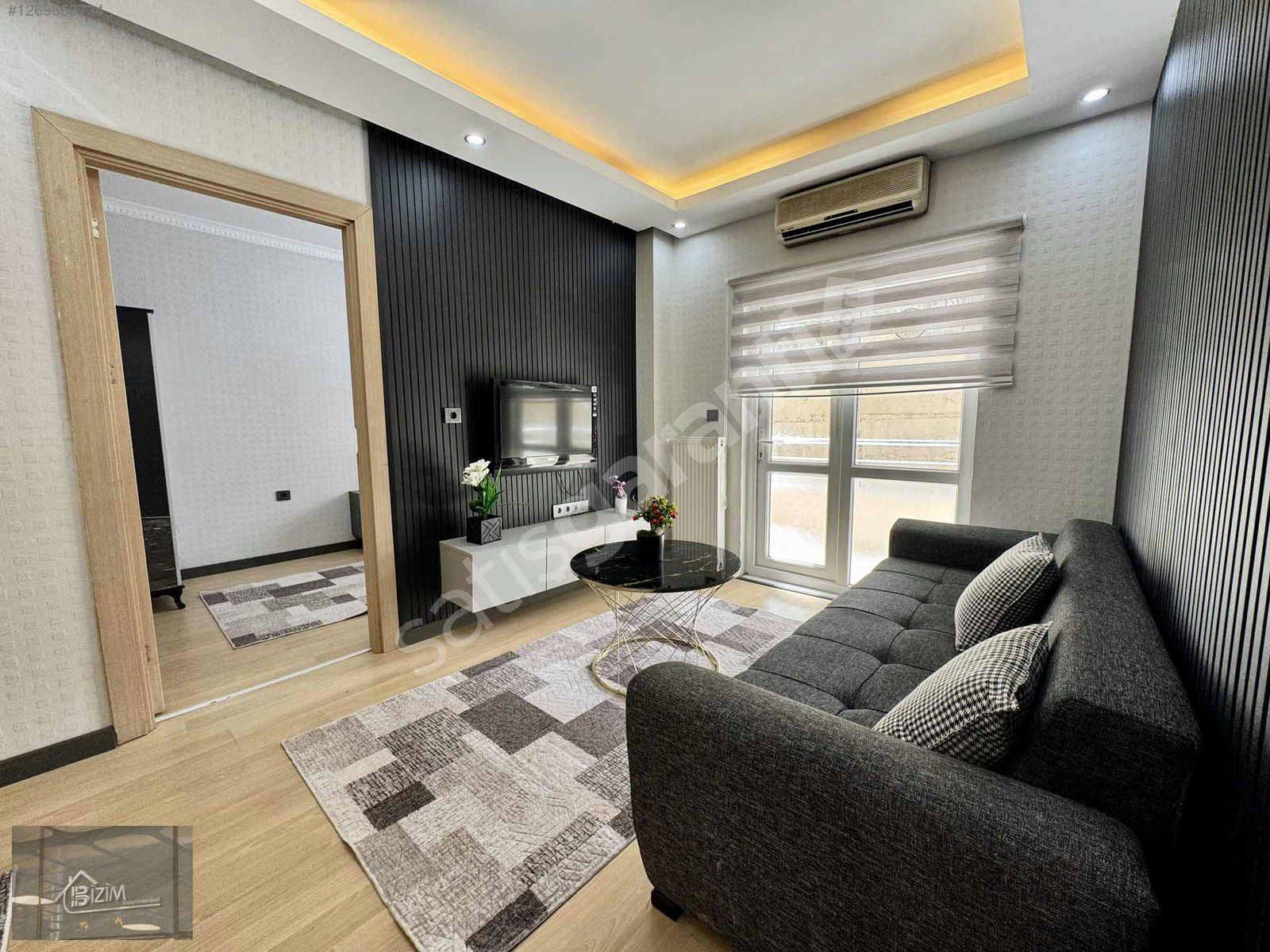 BİZİM'DEN GÖRÜKLE'DE 2+1 LÜX EŞYALI TASARIMLI SATILIK DAİRE !!