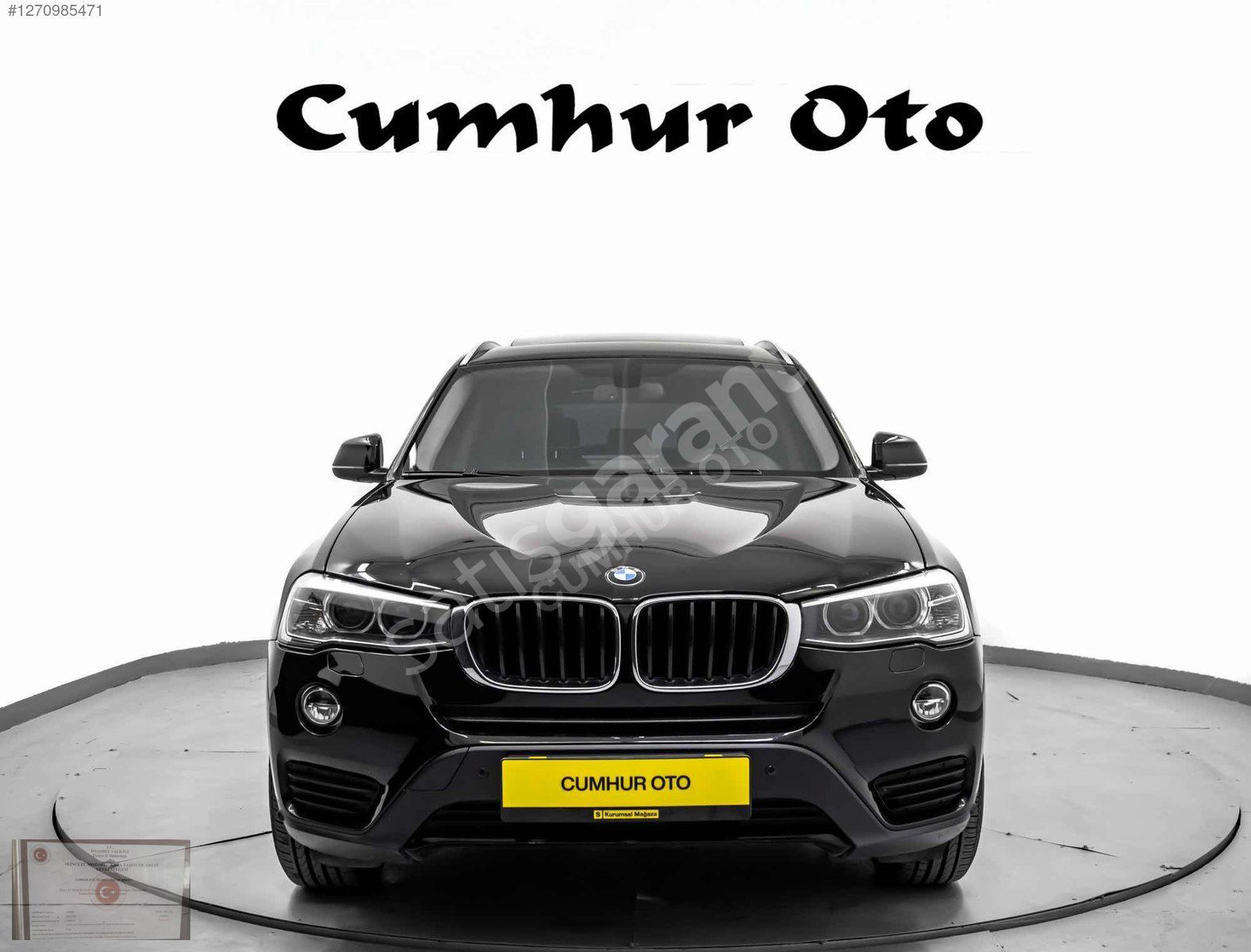 2014 BMW-X3 SDRIVE20I OTM.GERİ GÖRÜŞ,SUNROOF HATASIZ DEĞİŞENSİZ