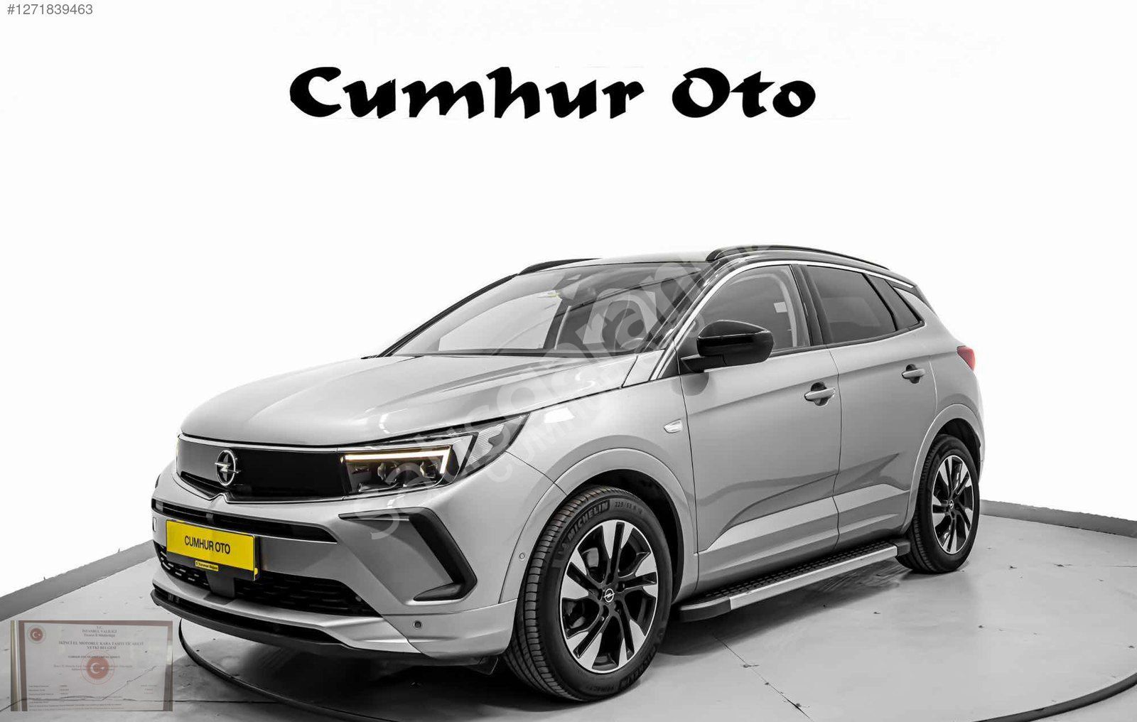 2022 OPEL-GRANDLAND 1.5 DİZEL AT-8- 130-HP ELEGANCE ÇİFT RENK