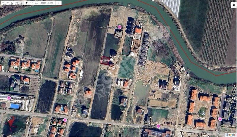 BELEKTE 574 m² LÜKS VİLLA ARSASI / 0.50 EMSAL / 2.5 KAT İMARLI