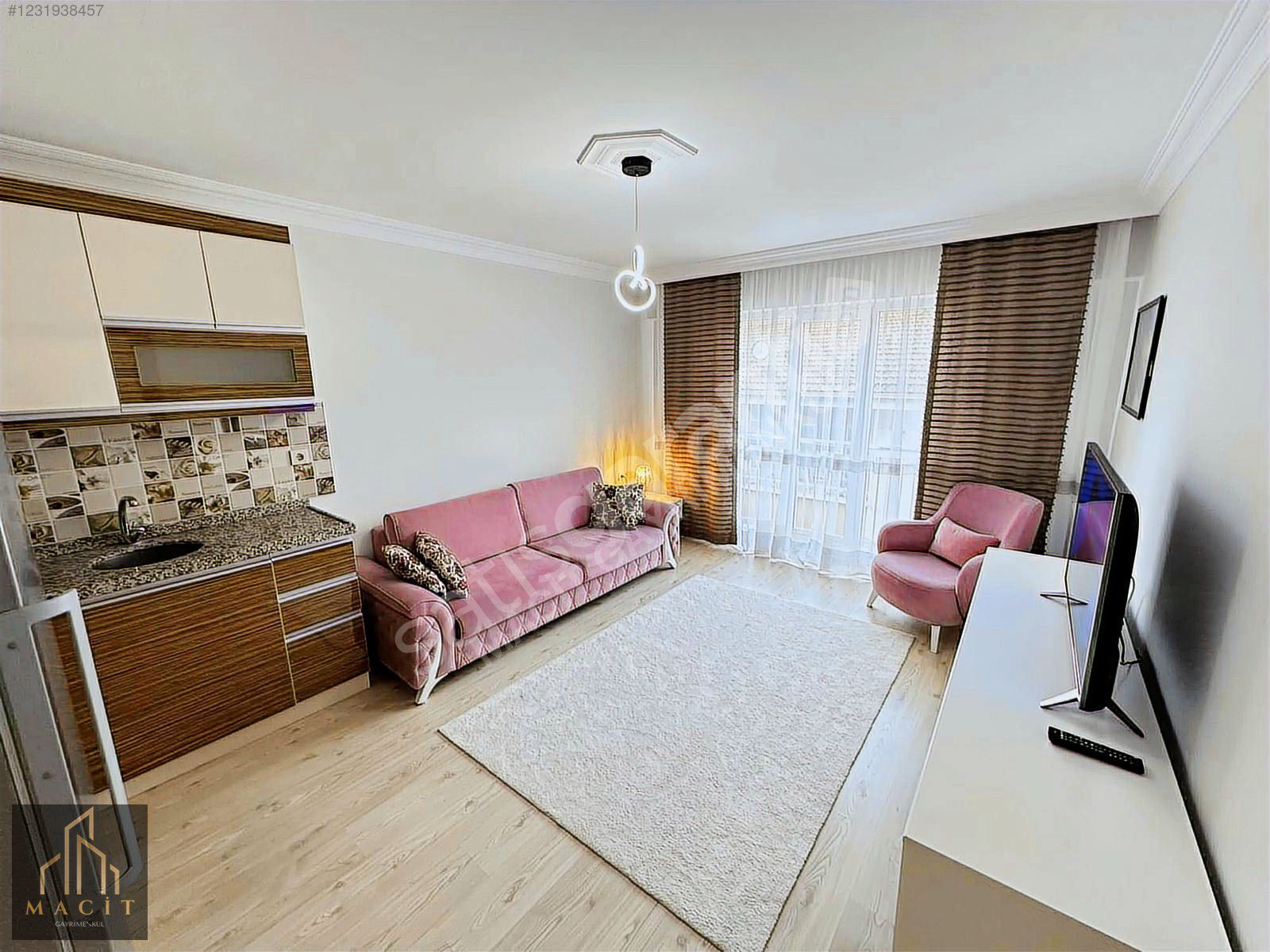 MACİT 'DEN GÖRÜKLEDE 1+1 LÜKS EŞYALI KAT MÜLKİYETLİ DAİRE