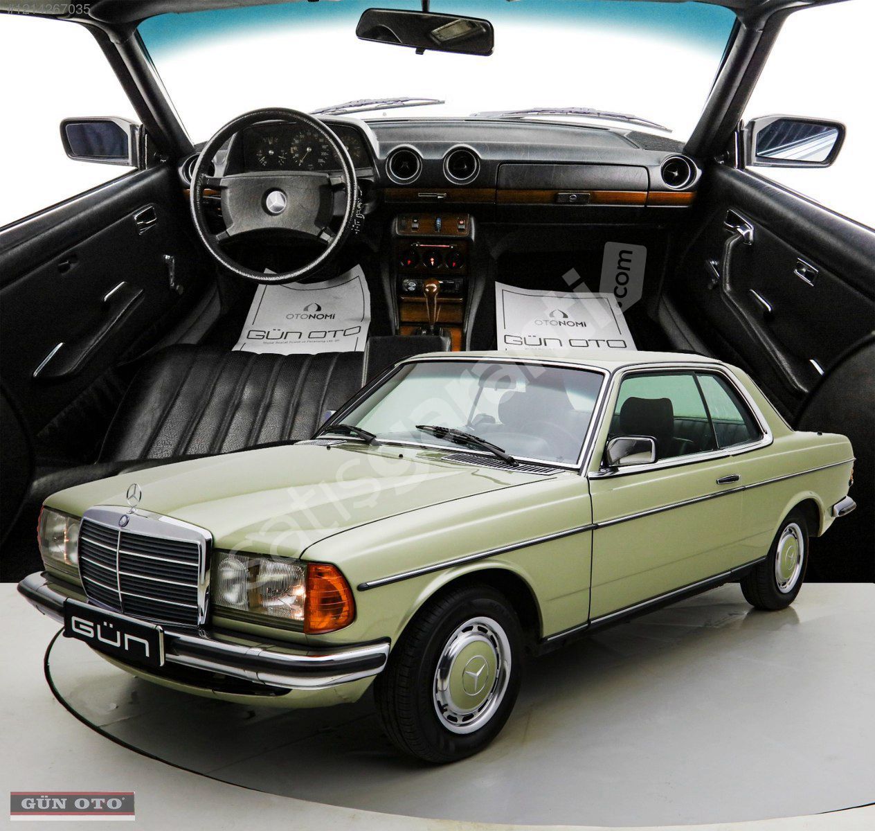 G Ü N O T O'DAN 1980 MERCEDES 280 CE COUPE OTM VİTES EMSALSIZ