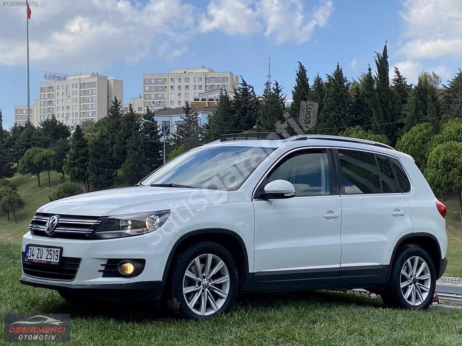 OTOMOTIK CAM TAVAN VOLKSWAGEN TİGUAN FUL+FUL!!TEMİZ UYGUN RAKAM