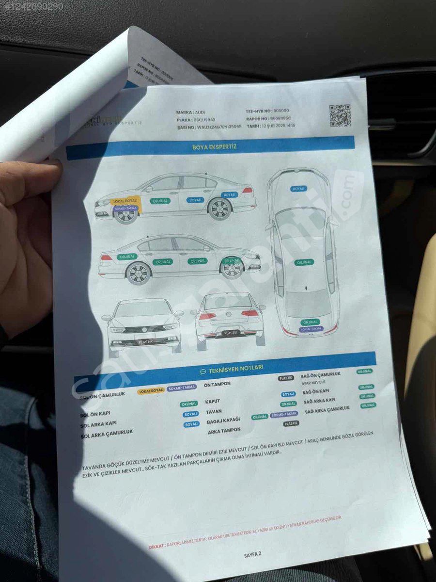 PAMUK AUTODAN 2014 AUDİ 2.0TDI -4 KAPI VAKUM-SUNROOF