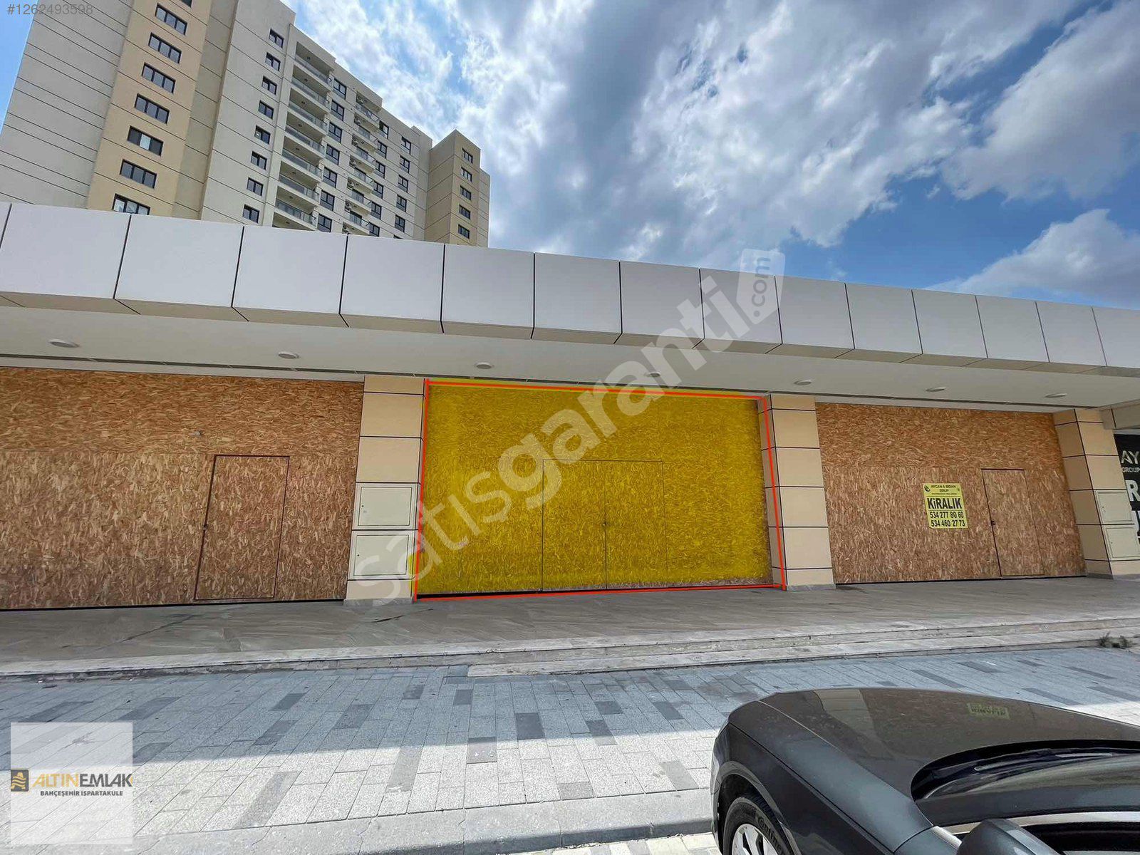 Bizimevler 10'da Kiralık Cadde Üstü 270m2 Boş Dükkan