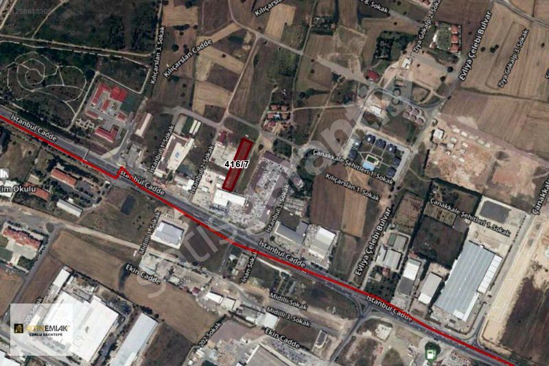 ÖNERLER MAH. E5 E 2. PARSEL 3000 M2 SATILIK TİCARİ ARSA