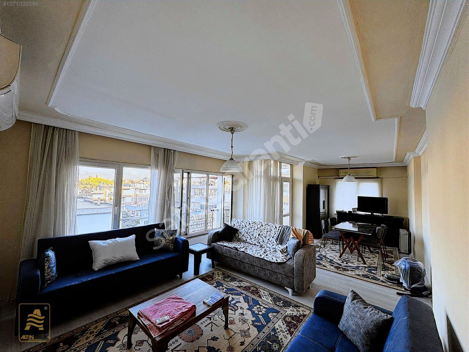 Milas İsmet Paşa Mahallesinde Eşyalı Kiralık 3+1 Daire
