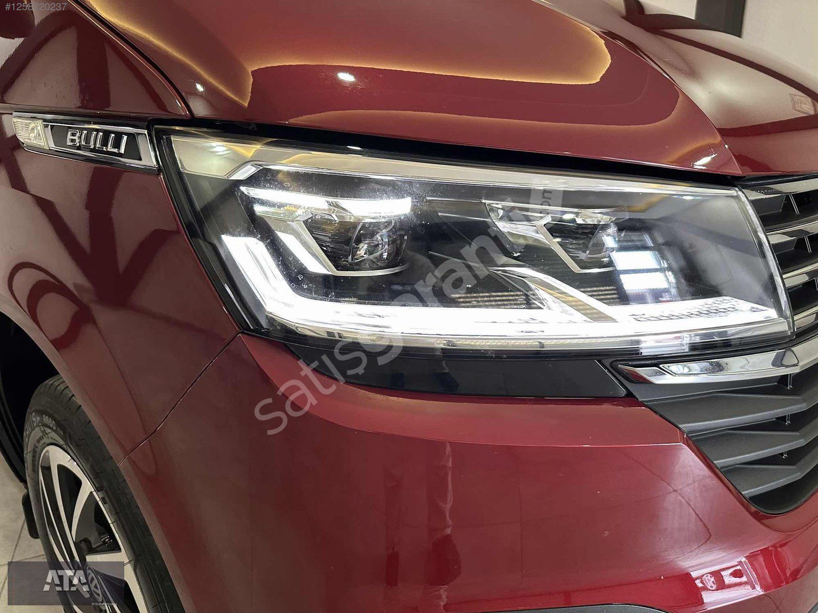 Caravelle BULLI HATASIZ Otomatik 204.hp OTOMOBİL Alev kırmızı