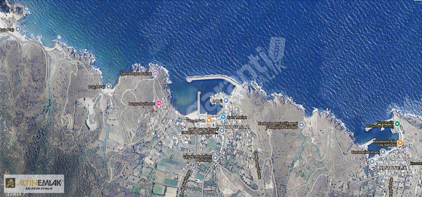 ALTIN EMLAKTAN ERDEKTE DENİZE 100 M.MESAFEDE SATILIK 300 M2 ARSA