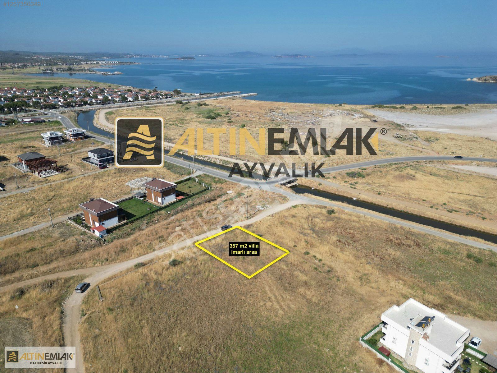 ALTIN EMLAKTAN GÖMEÇ SAHİLDE SATILIK 357 M2 VİLLA İMARLI ARSA