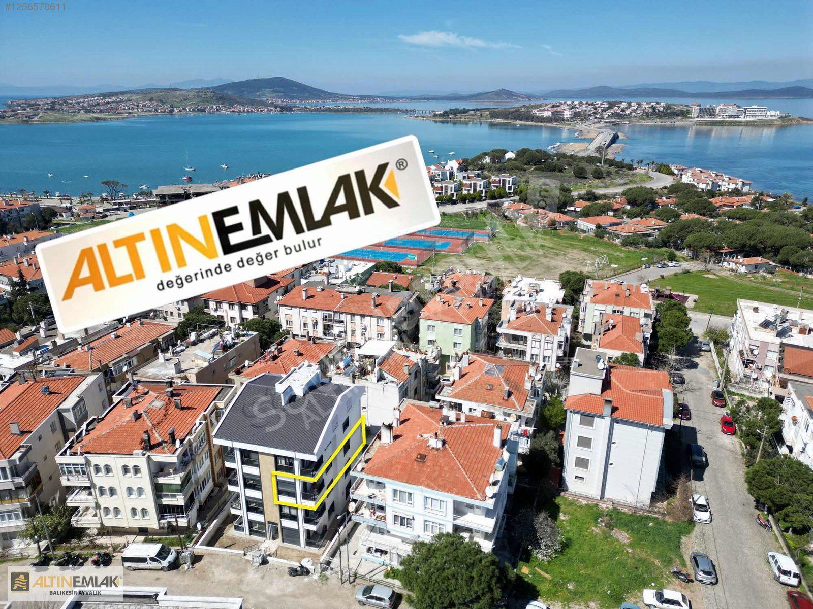 AYVALIK ALİÇETİNKAYADA SATILIK EŞYALI 2+1 SIFIR ARA KAT DAİRE