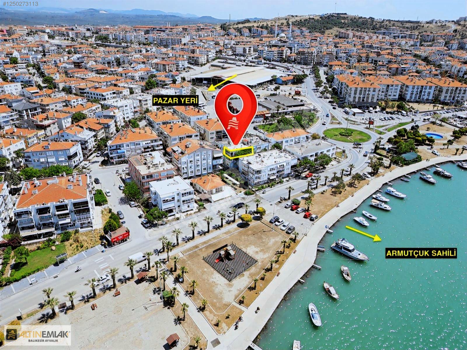 ALTIN EMLAKTAN ARMUTÇUK SAHİLDE SATILIK 2+1 DENİZ MANZARLI DAİRE