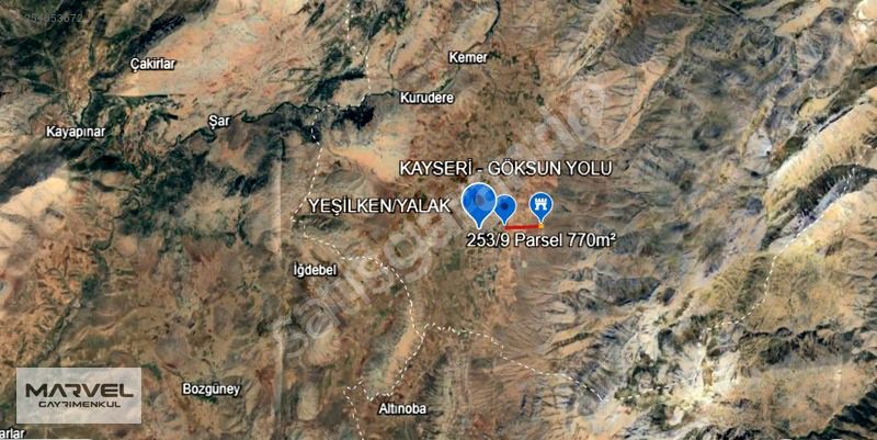 MARVEL'DEN YEŞİLKENT'DE K.MARAŞ YOLUNA YAKIN SATILK PARSEL