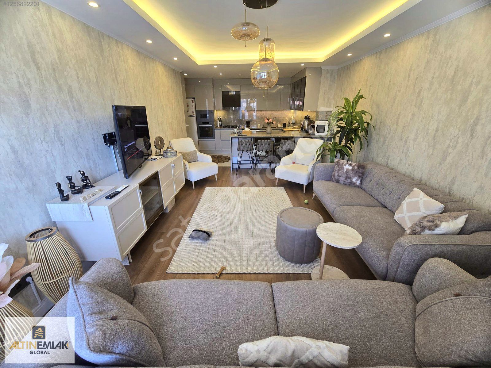 PRESTİJ BEYKENTTE ÖZEL MİMARİ TASARIMLI 2+1 SATILIK DAİRE