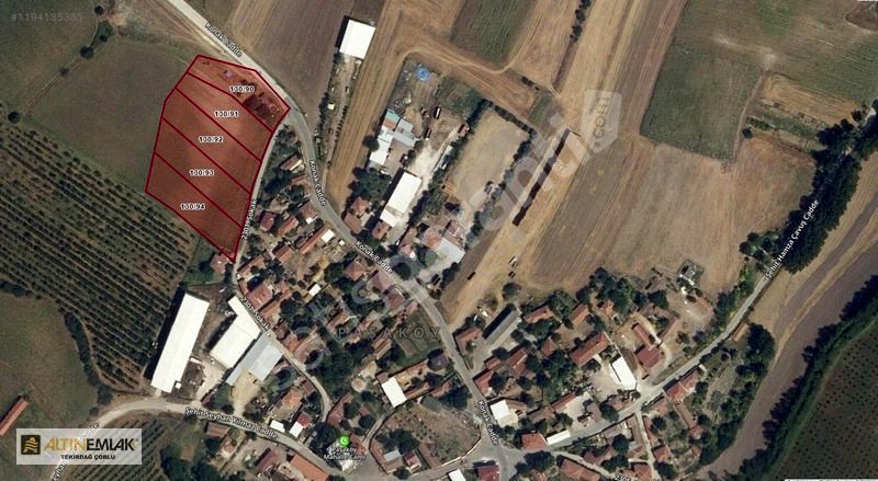 ERGENE PAŞAKÖY'DE KÖY BİTİŞİĞİ 5 PARSEL İMARLI SATILIK ARSALAR