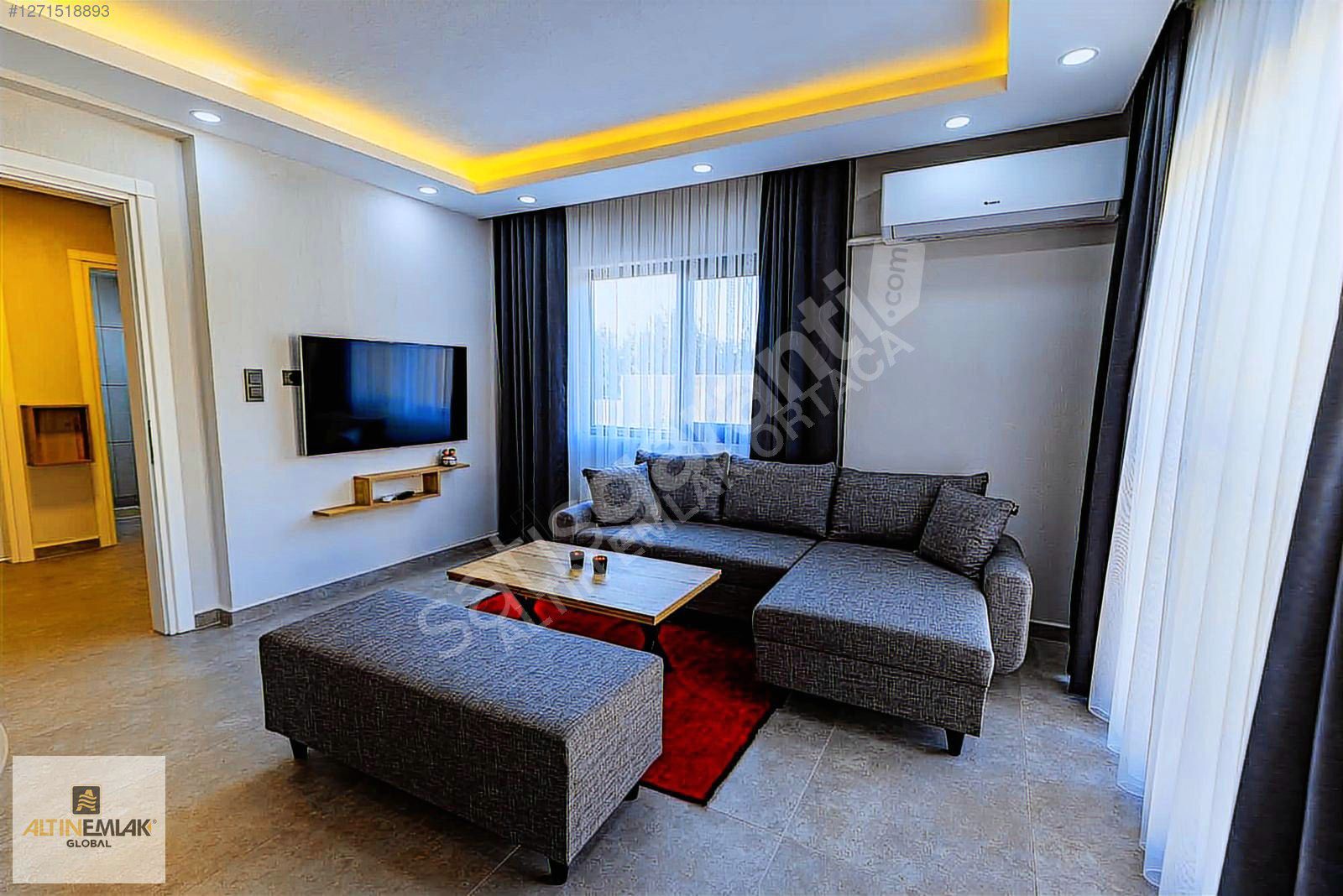 ALTIN EMLAK ORTACA EŞYALI 3+1 KİRALIK VİLLA