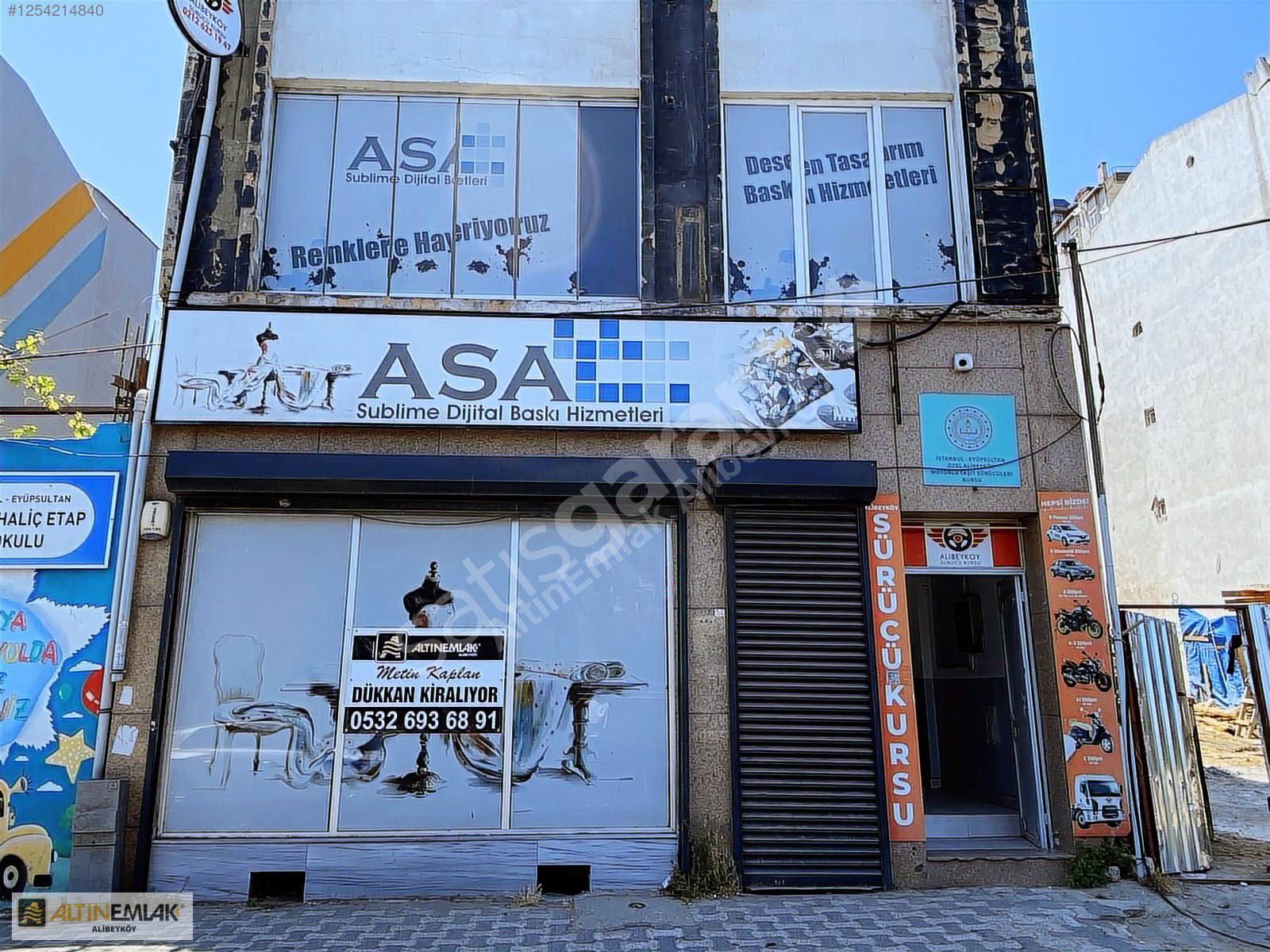 ALİBEYKÖY MAH METRO VE TRAMVAY KARŞISI 450m² KİRALIK DÜKKAN