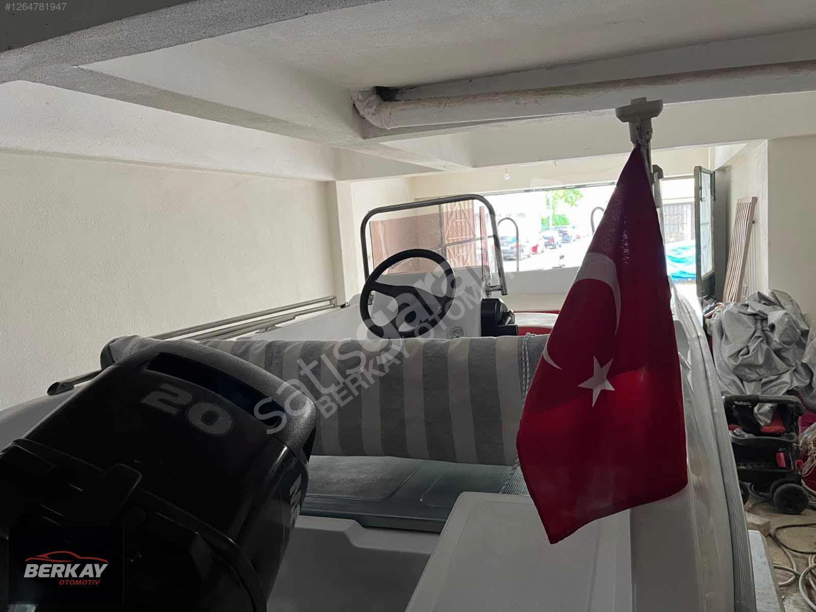 ÖZEL YAPIM YENİ BAKIMLI MERCURY 20HP MOTOR DİREKSİYONLU