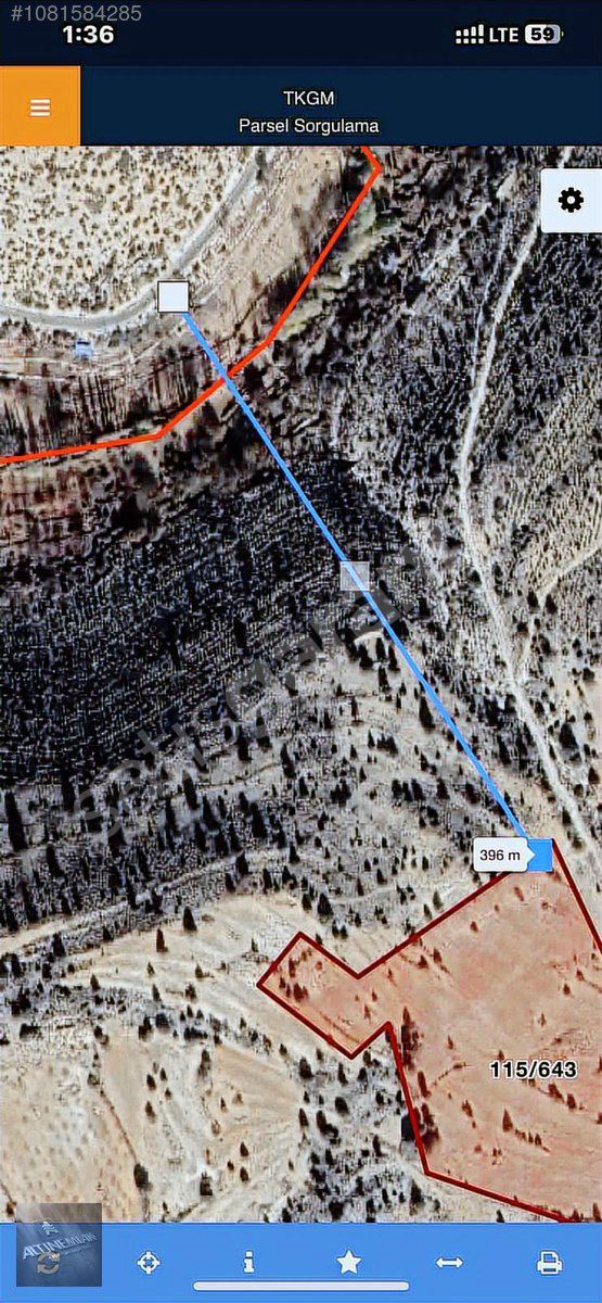 Mersin Mut Karacaoğlan mahallesinde 34500m2 arazimiz satılıktır
