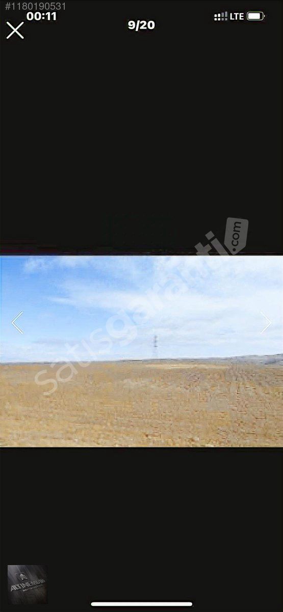 Mersin Mut Borusan rüzgar enerji sahasında 6845 m2 Satlık arazi