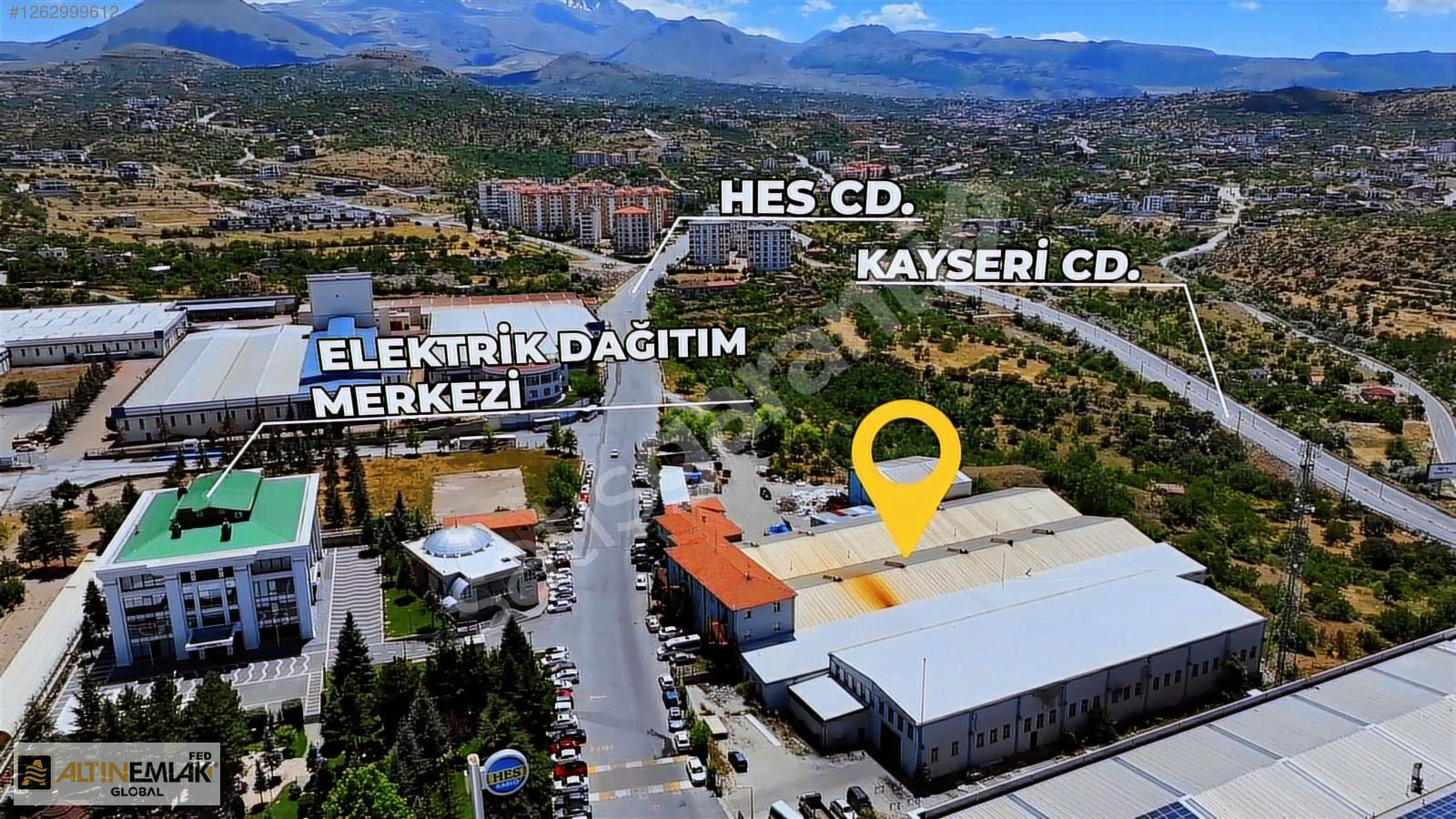 Fed Global/ Hacılar'da İdari Binalı Satılık Fabrika
