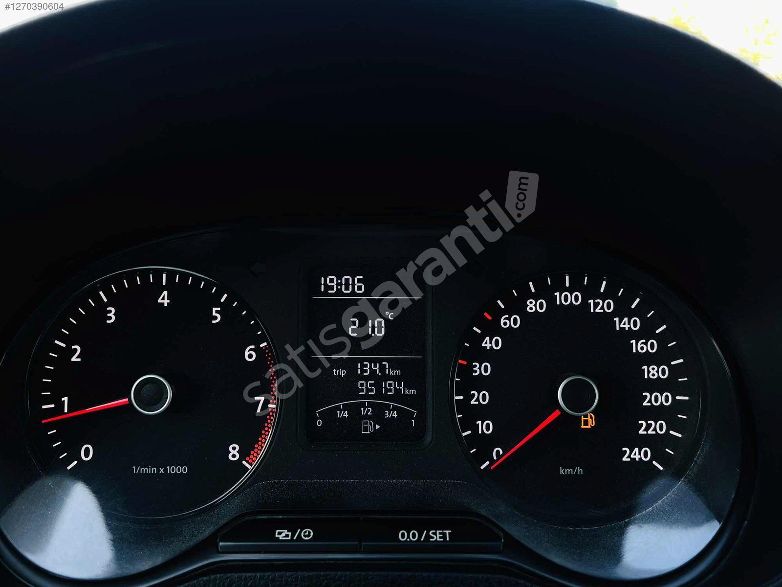 2013 MODEL VOLKSWAGEN POLO 1.2 TRENDLİNE 95 BİN KM'de