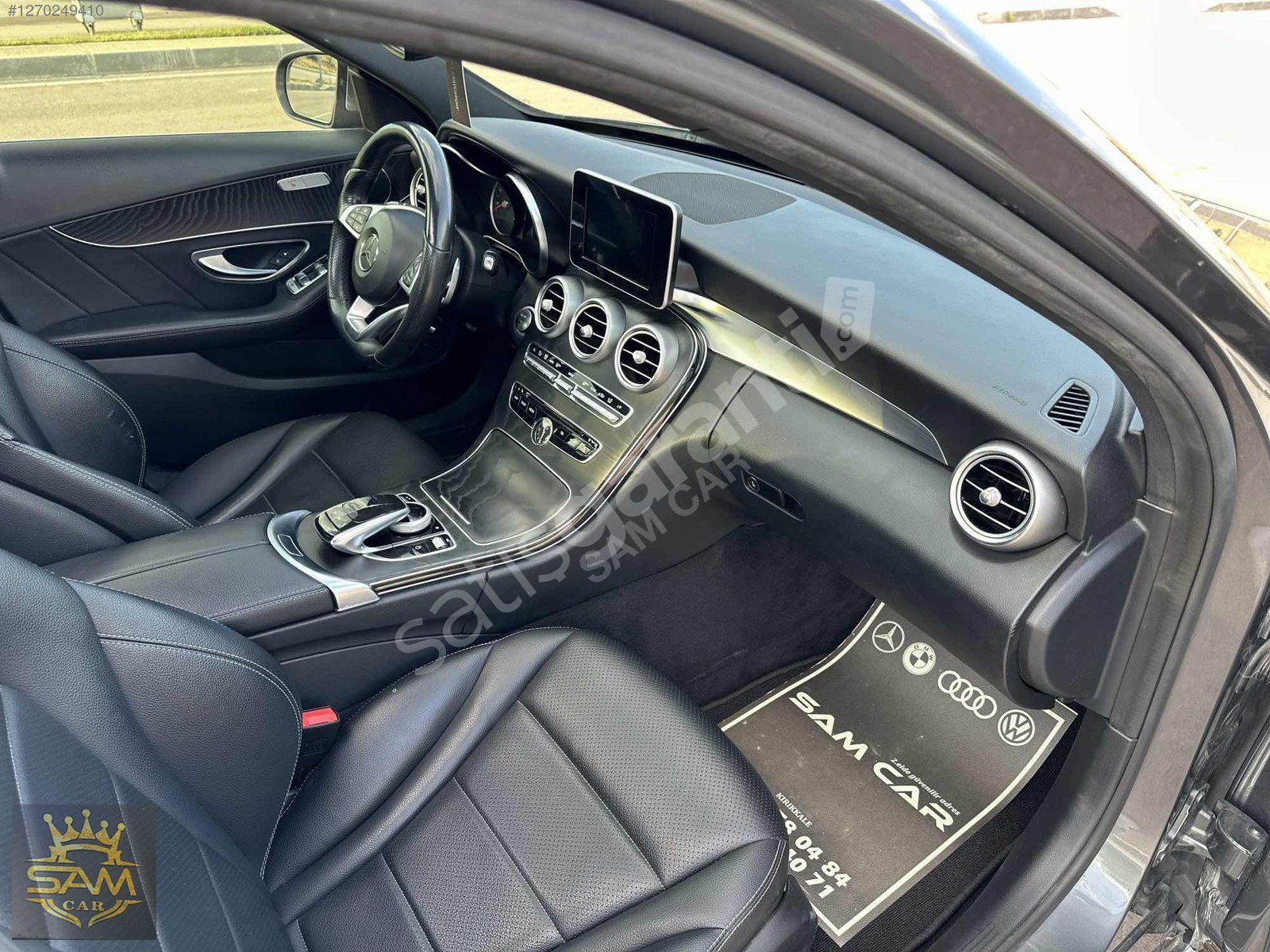 "Sam Car'dan"2017 Model..Boyasızz..Servis Bakımlı..C 200 d