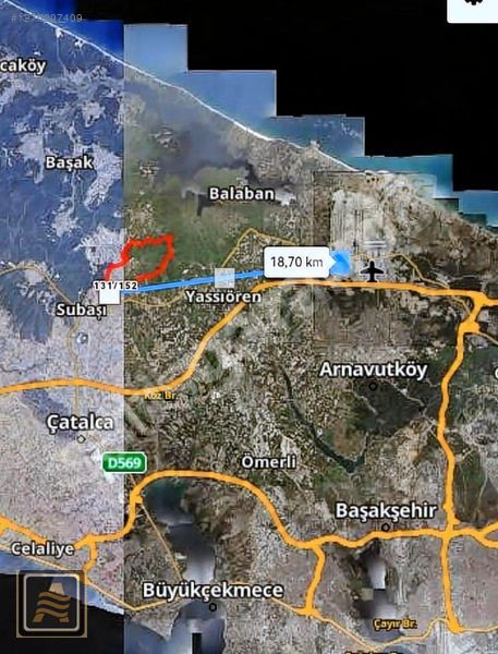 ÇATALCA ÇANAKÇA DA, SATILIK, KAÇIRILMAYACAK FIRSAT ARSA