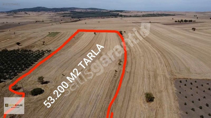 BALIKESİR GÖNEN KÜÇÜK SOĞUKLAR 59.200M2 ÇİFTLİK ARAZİSİ EV SAMAN