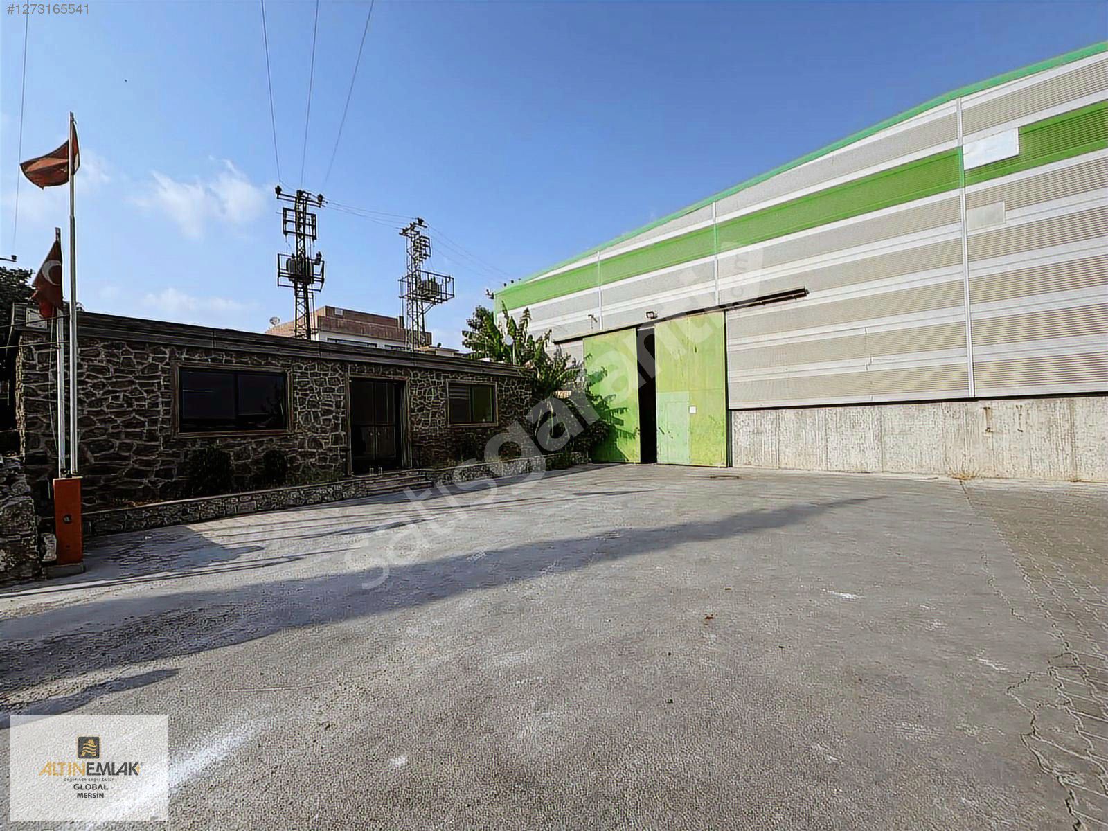 ALTIN EMLAK'TAN MERSİN 1.OSB'DE 2500 m2 FABRİKA ALANI