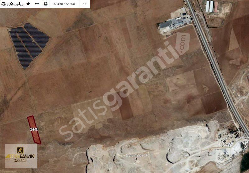 ÇUMRA ALİBEYHÜYÜĞÜNDE SATILIK TARLA