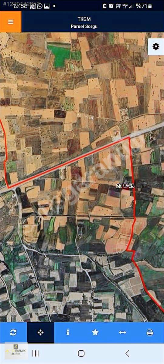 KUPON ARAZİ ! ELEKTRİK DİBİNDE *SULAK*RESMİ YOL CEPHE 1746 M2