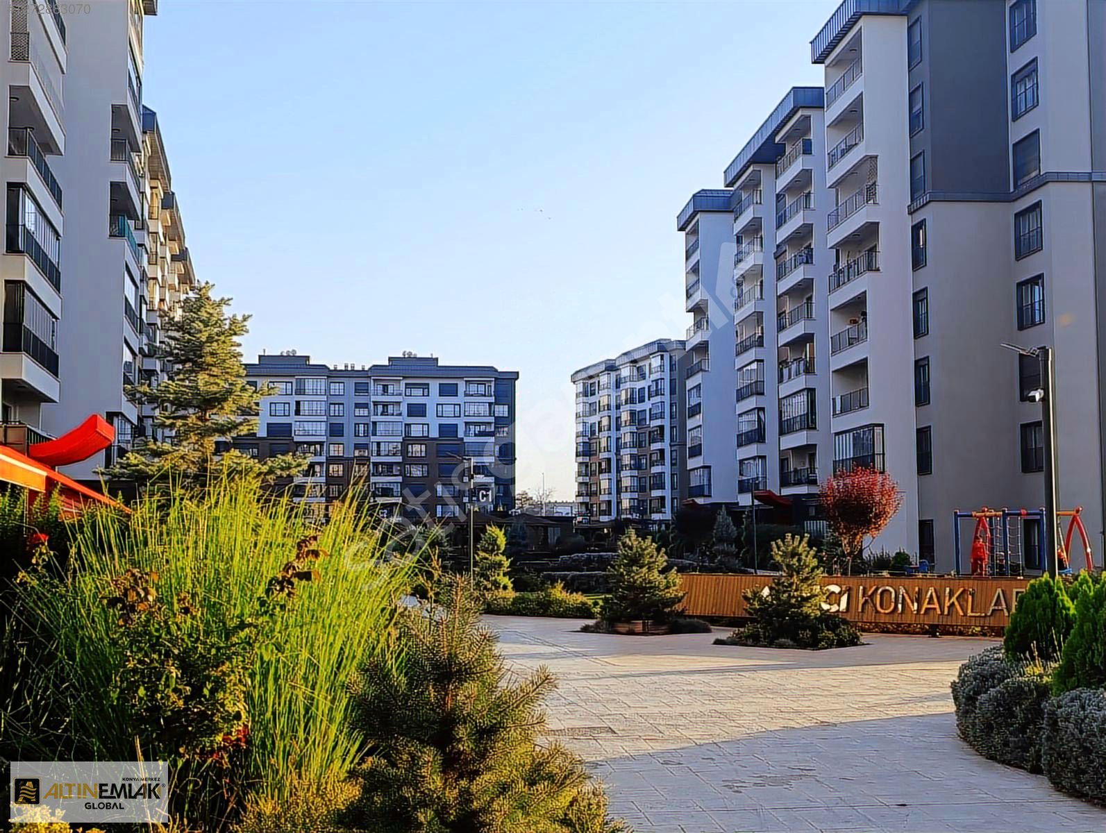 Meram Gazze Caddesi İnci Konakları Bahçe Katı 3+1 Satılık Daire