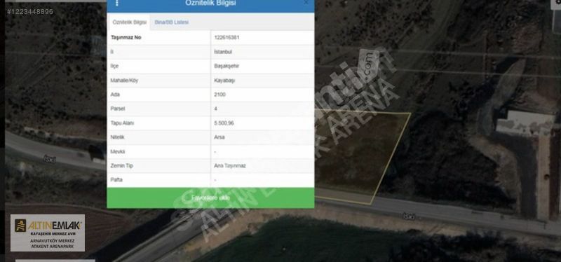 Başakşehir Kayabaşı Mahallesinde Satılık 5.500 M2 Konut İmarlı