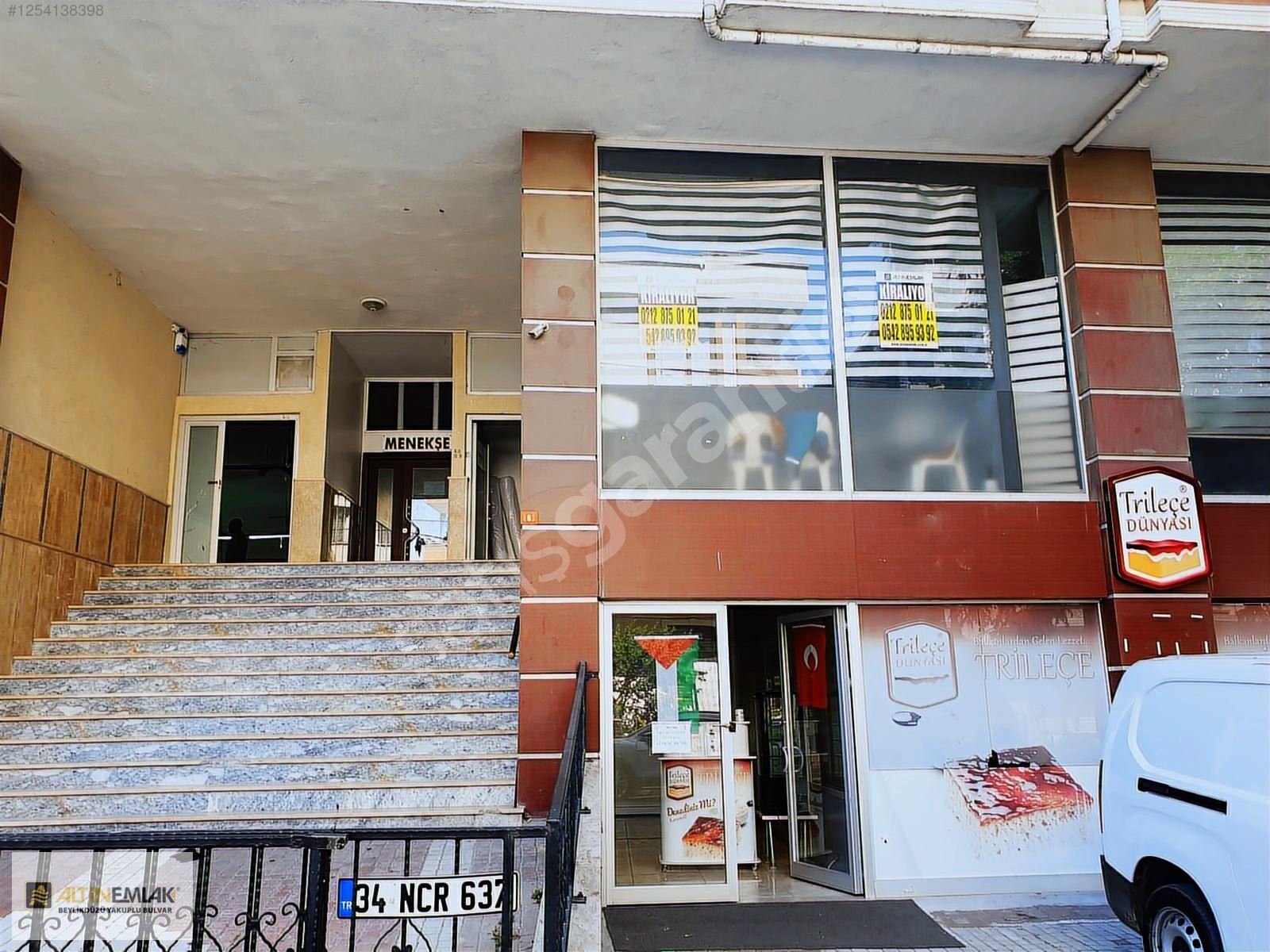 Yakupluda 300 m2 kiralık dükkan