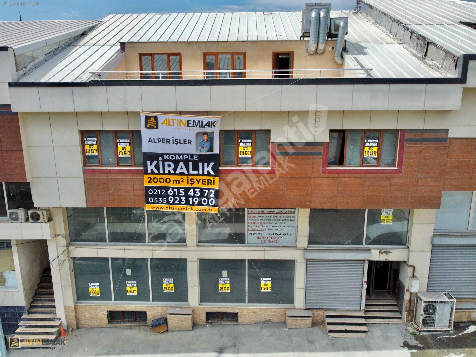 2000m2 + İSKANLI + YÜK ASANSÖRLÜ + TIR YANAŞABİLİR + YENİ BİNA
