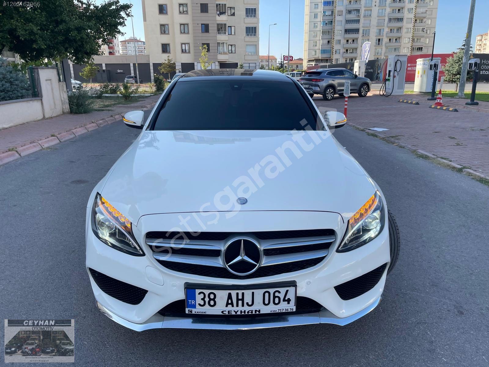2016 MERCEDES C200 d AMĞ CAM TAVAN-ISITMA