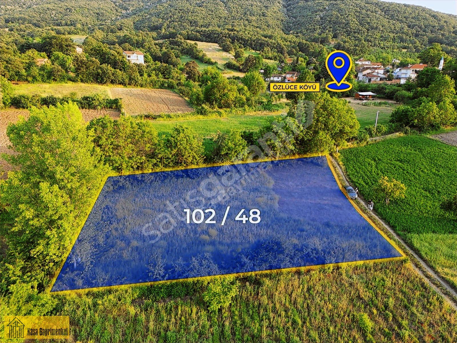 Kasa Gayrimenkul |İnegöl|Özlüce Çift Cephe 1.541m2 Satılık Tarla