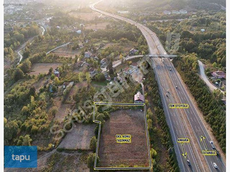 Düzce Kaynaşlı'da TEM'e Cepheli Yarı Hisseli 2 Dönüm Tarla
