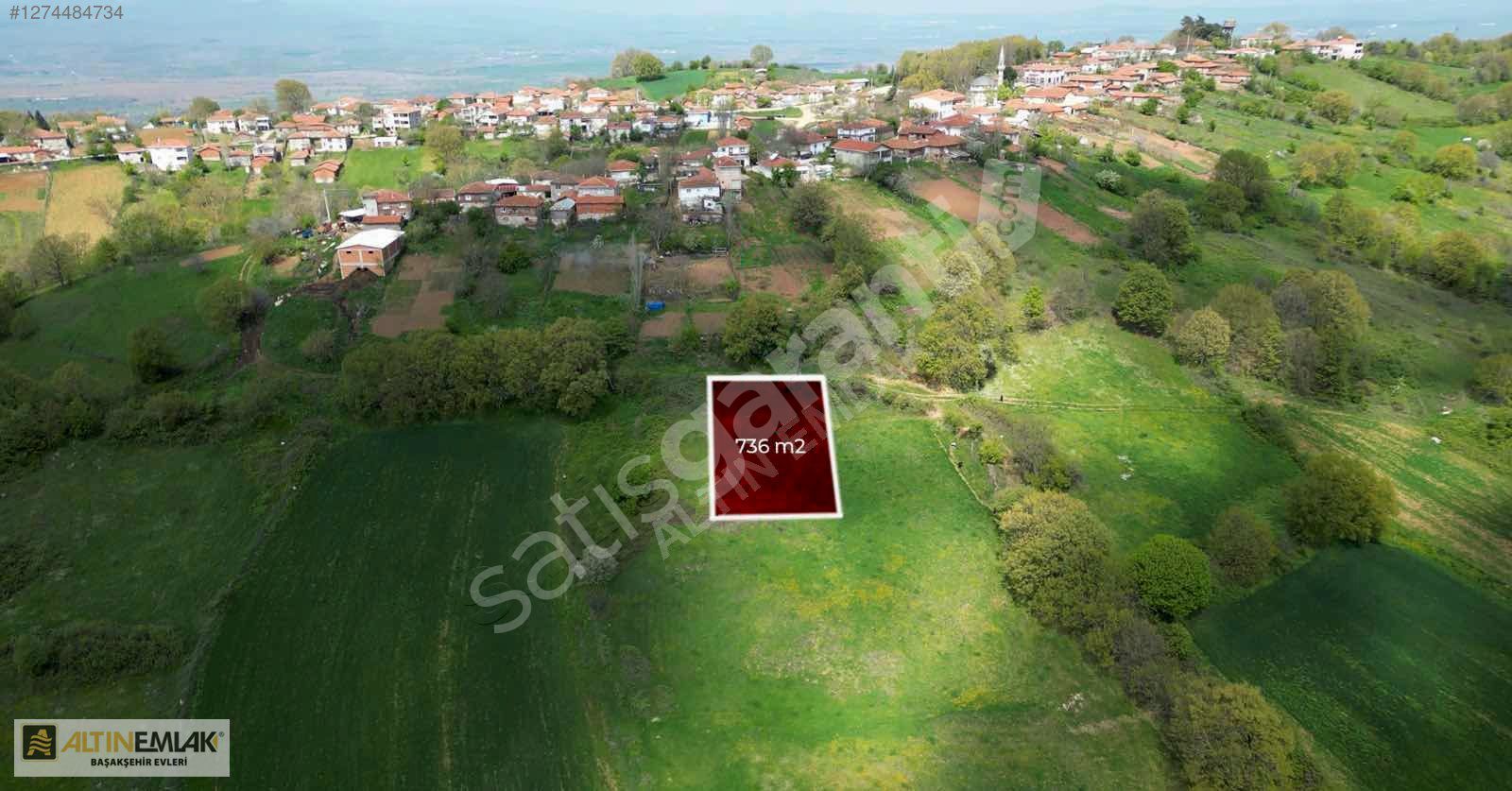 Çanakkale Biga Sarısıvat Köyünde İmarlı 735 m2 Satılık Arsa